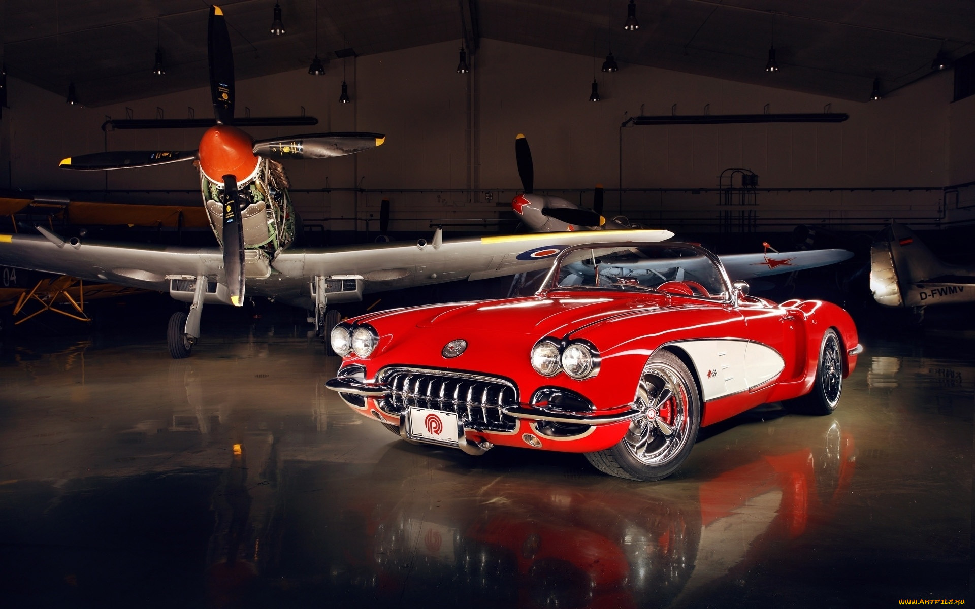 , corvette, chevrolet, 1959, custom, c1